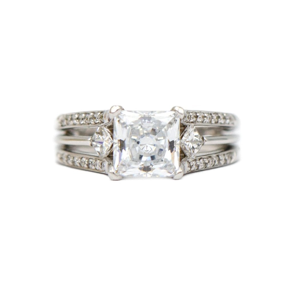 Peter Storm Princess Cut Engagement Ring